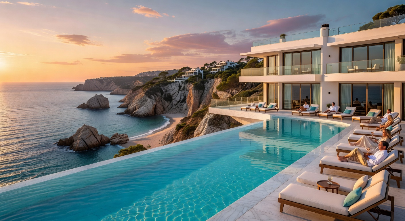 Gran Casino Costa Brava Resort coastal infinity rooftop view